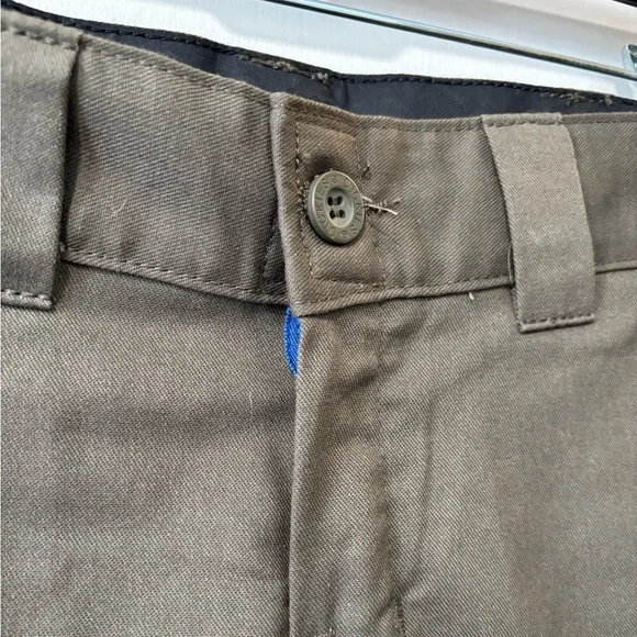 Dickies Flex Straight Pants Size 28 Mens Cargo Dark Olive Green Straight - Picture 4 of 11